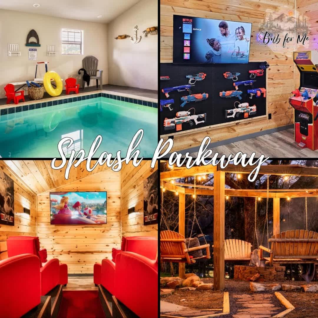 Fun Heated Pool Cabin - Walk To Parkway Pigeon Forge Eksteriør bilde